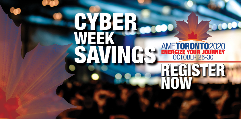 AME Toronto 2020 - Cyber Week Pricing | Association for Manufacturing ...