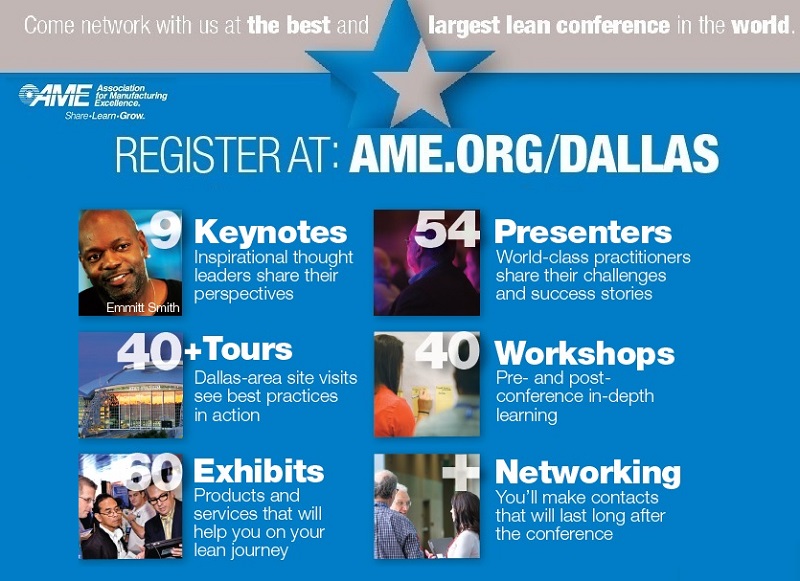 Attend the largest continuous improvement conference in the world